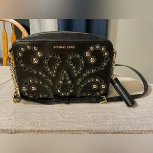 Michael Michael Kors Ginny Leather Crossbody Bag